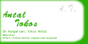 antal tokos business card